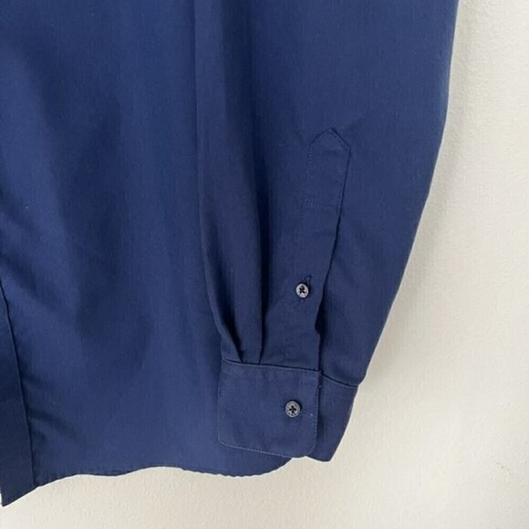 OSCAR de la Renta Button down Shirt Blue Size 16 1/2 (32 - 33) Long Sleeve - Picture 3 of 6